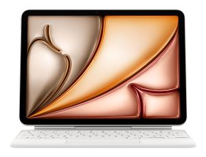 Magic Keyboard For iPad Air 11-inch (m2/m3/m4) - White - Swiss German (mdfv4sm/a)